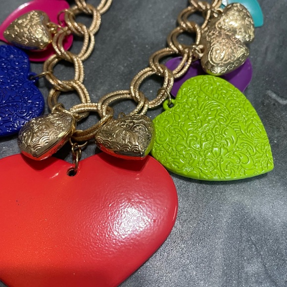 Napier Heart Statement Necklace - Picture 7 of 8